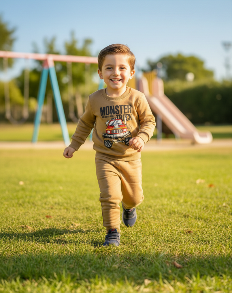 Boys Monster Truck Tracksuit