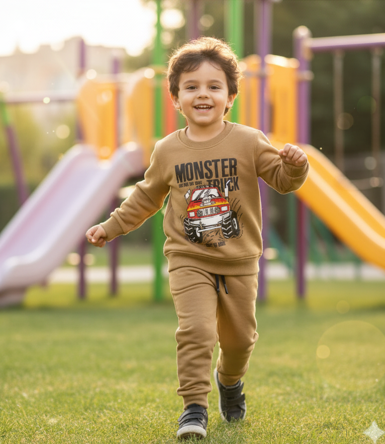 Boys Monster Truck Tracksuit