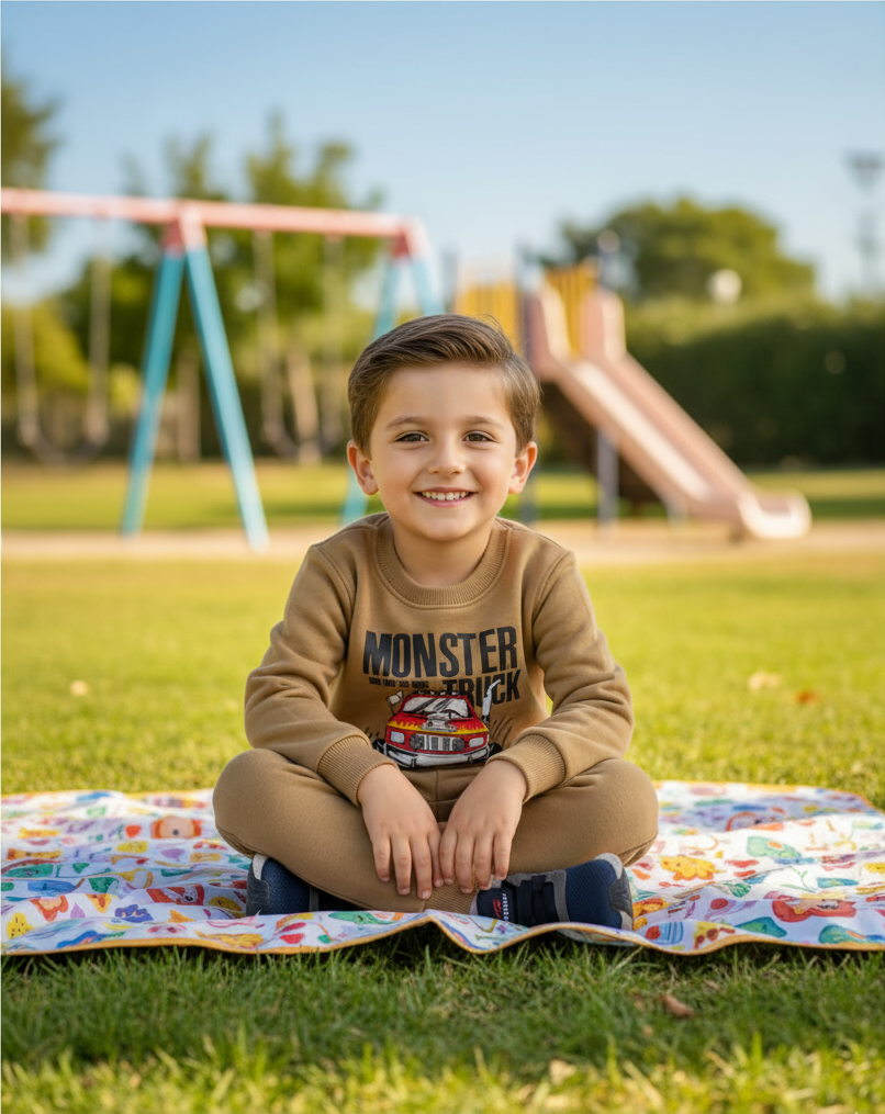 Boys Monster Truck Tracksuit